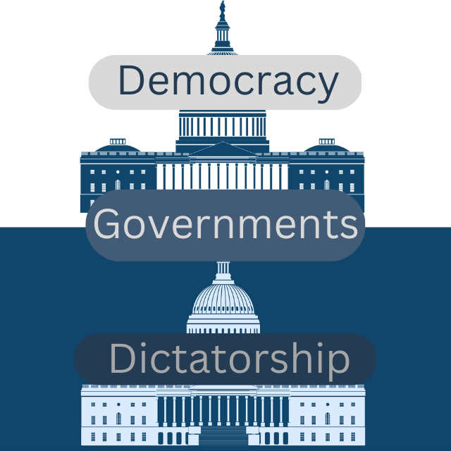 How do Dictatorships and Democracies Differ?