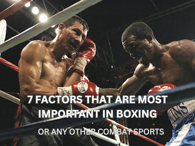 7 Factors that are Most Important in Boxing or any other Combat Sports